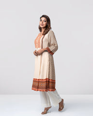 Smart Fit Embroidered Viscose Ethnic Kurta