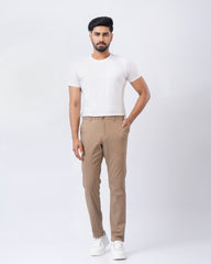 Regular Fit Solid Chinos
