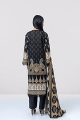 Relaxed Fit Digital Printed Three-Piece Lawn