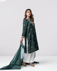 Smart Fit Embroidered Two-Piece Ethnic Set