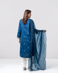 Smart Fit Embroidered Two-Piece Ethnic Set