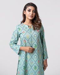 Smart Fit Printed Two-Piece Ethnic Set