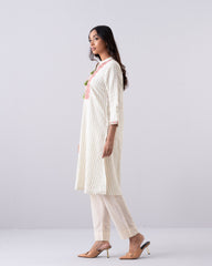 Relaxed Fit Embroidered One-Piece Ethnic Kurta