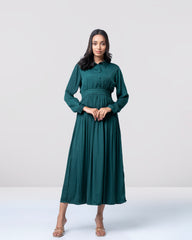 Women's A-line Flare Long Dress