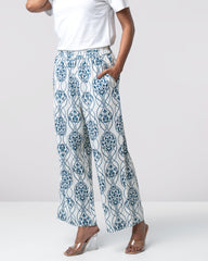 Regular Fit Printed Pant-Mystika