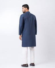 Regular Fit Embroidered Semi-Formal Panjabi