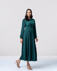 Women's A-line Flare Long Dress