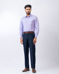 Regular Fit Micro Check Templeton Formal Shirt