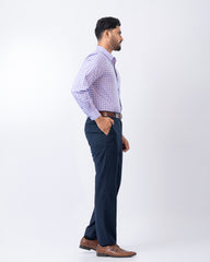 Regular Fit Micro Check Templeton Formal Shirt