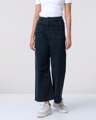 Wide Leg Comfort Stretch Twill Pant