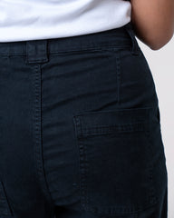 Wide Leg Comfort Stretch Twill Pant