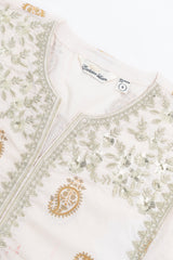 Smart Fit Embroidered Two-Piece Lawn with Organza Dupatta