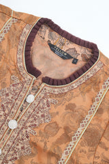 Smart Fit Embroidered Two-Piece Ethnic Set with Silk Dupatta