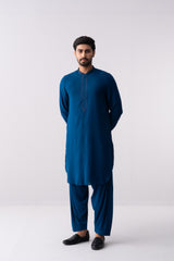 Regular Fit Embroidered Semi-Formal Kabli Set