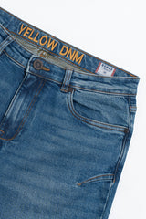 Tapered Fit Blue Jeans