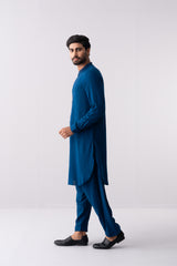 Regular Fit Embroidered Semi-Formal Kabli Set