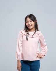Junior Girls' Western Fashion Top (10-14 Years)