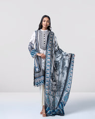 Smart Fit Embroidered Two-Piece Lawn with Silk Dupatta