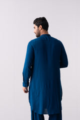 Regular Fit Embroidered Semi-Formal Kabli Set