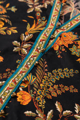 Relaxed Fit Digital Printed Three-Piece Lawn with Chiffon Dupatta