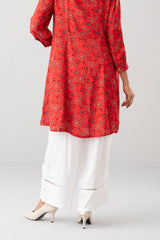 Smart Fit Pintuck-Detailed Palazzo - Mystika