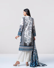 Smart Fit Embroidered and Digital-Printed Two-Piece Lawn