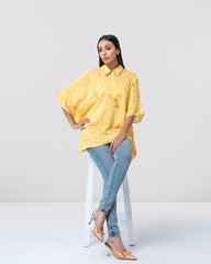 Regular Fit All Over Printed Top – Mystika
