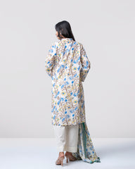 Relaxed Fit Digital Printed Two-Piece Lawn