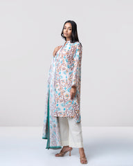 Relaxed Fit Digital Printed Two-Piece Lawn
