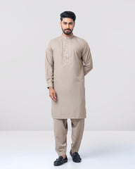 Regular Fit Embroidered Semi-Formal Kabli Set