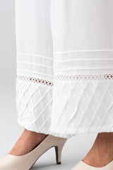 Smart Fit Pintuck-Detailed Palazzo - Mystika