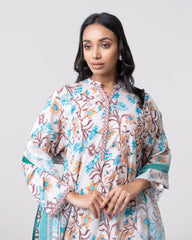 Relaxed Fit Digital Printed Two-Piece Lawn