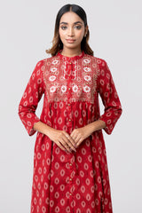 Smart Fit Embroidered Ethnic Kurta