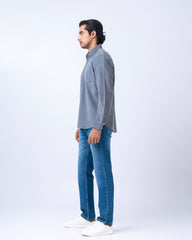 Regular Fit Solid Casual Shirt