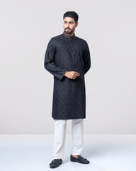 Regular Fit Embroidered Semi-Formal Panjabi