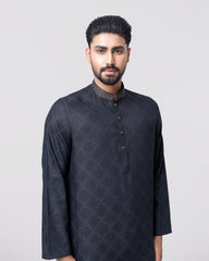 Regular Fit Embroidered Semi-Formal Panjabi