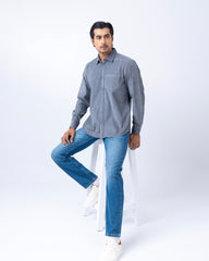 Regular Fit Solid Casual Shirt
