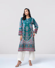 Relaxed Fit Printed Lawn Kurta