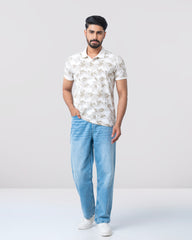 Regular Fit Printed Polo Shirt