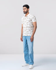 Regular Fit Printed Polo Shirt