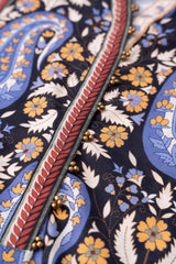 Relaxed Fit Printed Three-Piece Lawn with Chiffon Dupatta