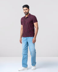 Regular Fit Printed Polo Shirt