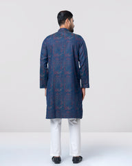 Regular Fit Embroidered Semi-Formal Panjabi