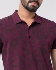 Regular Fit Printed Polo Shirt