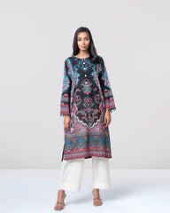 Relaxed Fit Printed Lawn Kurta