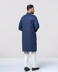 Regular Fit Embroidered Semi-Formal Panjabi