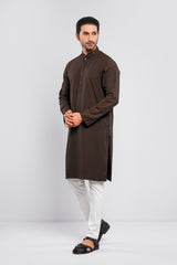 Regular Fit Semi-Formal Jacquard Panjabi