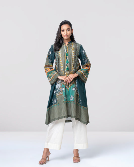 Smart Fit Printed Lawn Kurta