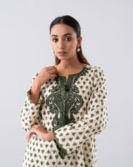 Relaxed Fit Printed Three-Piece Lawn