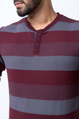 Regular Fit Long Sleeve Striped T-Shirt